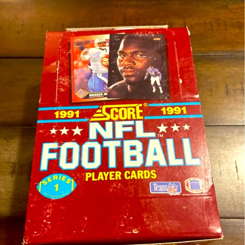 91 Score NFL Football Unopened Box & Bonus Packs!